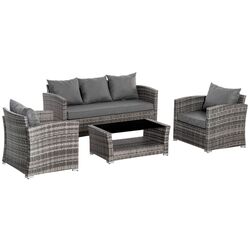 Комплект садовой мебели Outsunny 860-190 (Grey) Thumb