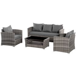 Комплект садовой мебели Outsunny 860-190 (Grey) Thumb