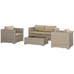 Set mobilier de gradina Outsunny 860-211 (Khaki/Beige) Thumb