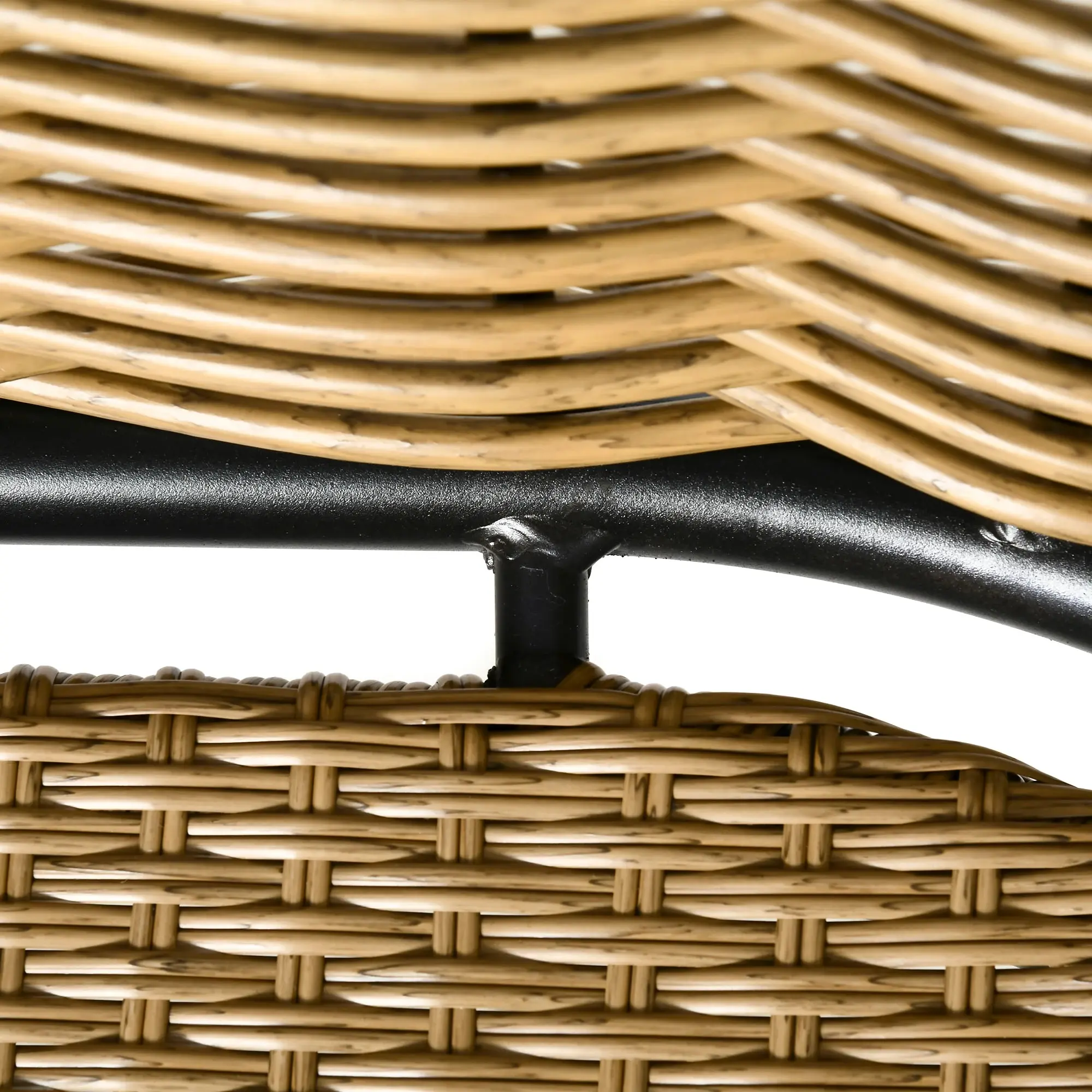 Комплект садовой мебели Outsunny 860-235 (Black/Natural/Grey) - 5