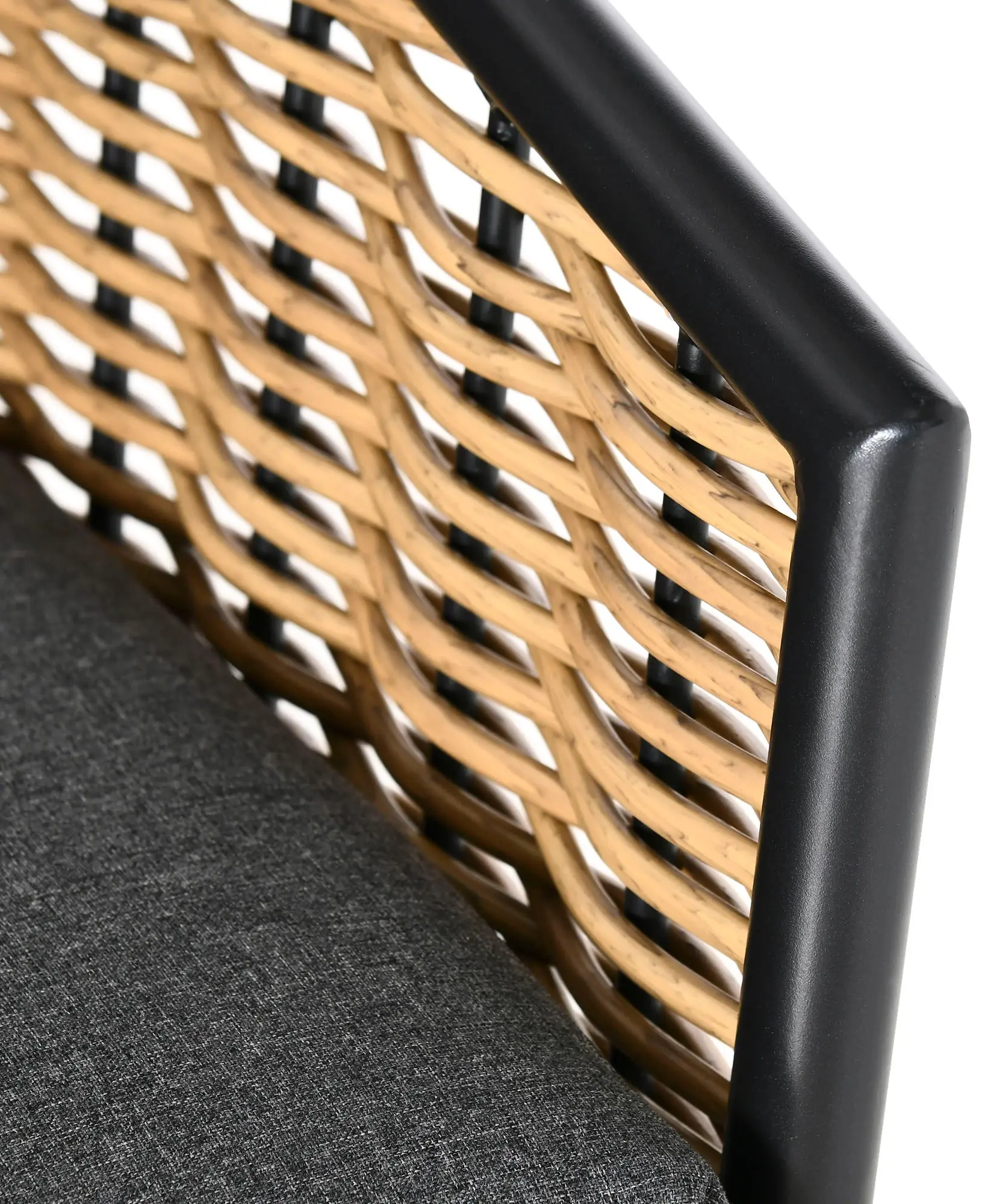 Комплект садовой мебели Outsunny 860-235 (Black/Natural/Grey) - 6