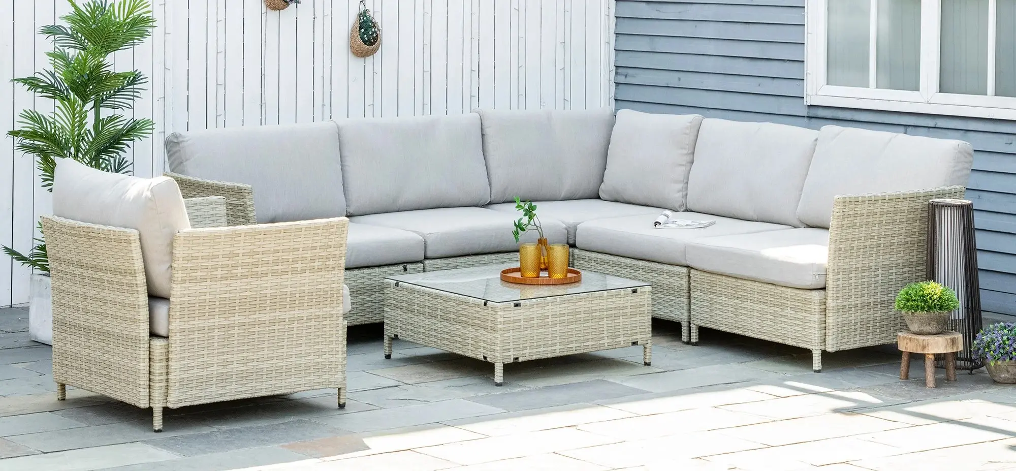 Set mobilier de gradina Outsunny 860-253V00BG (Beige)