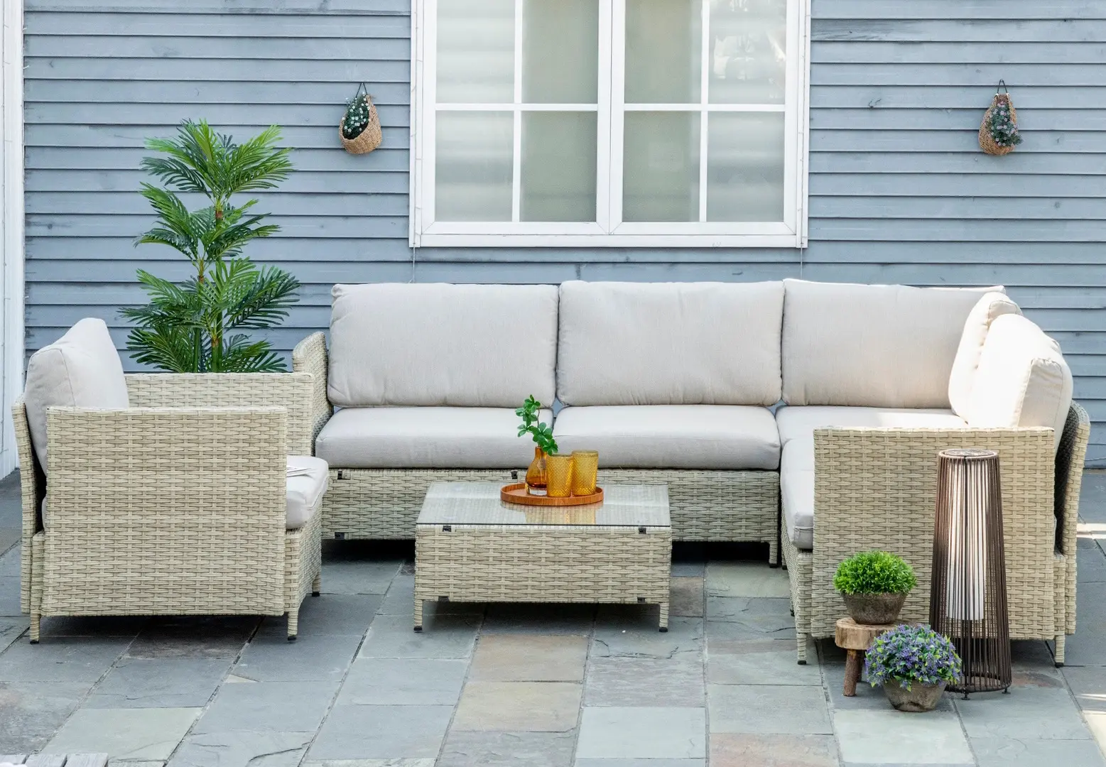 Set mobilier de gradina Outsunny 860-253V00BG (Beige)