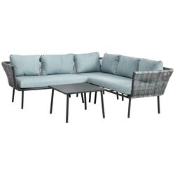 Set mobilier de gradina Outsunny 860-275V00GY (Grey/Blue) Thumb