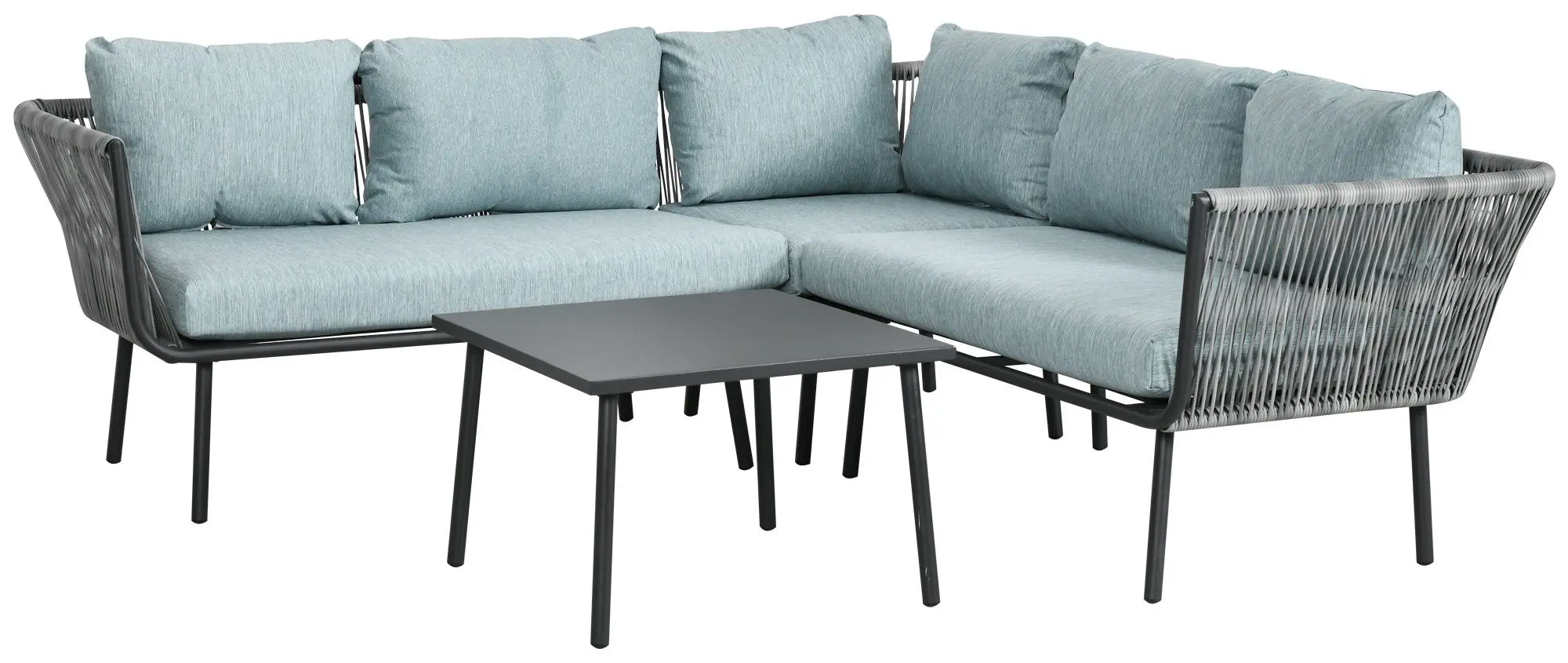 Set mobilier de gradina Outsunny 860-275V00GY (Grey/Blue)