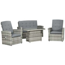 Комплект садовой мебели Outsunny 860-276V00LR (Grey Taupe/Dark Grey) Thumb