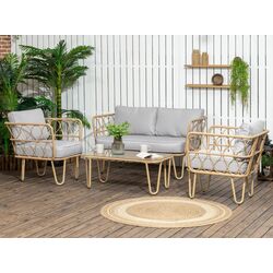 Комплект садовой мебели Outsunny 860-287V00YL (Yellow/Light Grey)