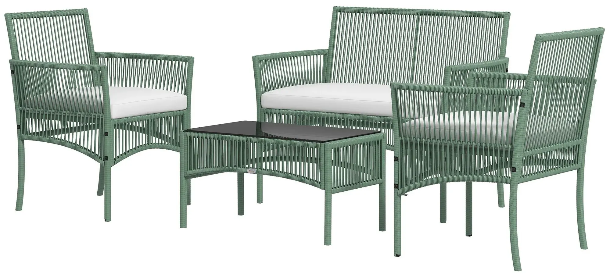 Set mobilier de gradina Outsunny 860-303V00DG (Dark Green)