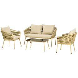 Set mobilier de gradina Outsunny 860-321V00KK (Khaki) Thumb