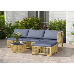 Set mobilier de gradina Outsunny 860-325V00GY (Brown/Grey) Thumb