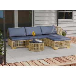 Set mobilier de gradina Outsunny 860-325V00GY (Brown/Grey)