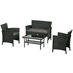 Комплект садовой мебели Outsunny 860-331V00GY (Dark Grey) Thumb