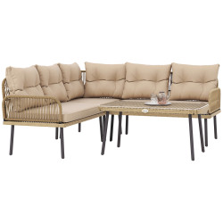 Set mobilier de gradina Outsunny 860-372V00BG (Beige) Thumb