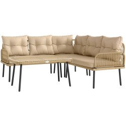 Set mobilier de gradina Outsunny 860-372V00BG (Beige) Thumb