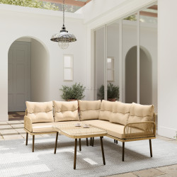 Set mobilier de gradina Outsunny 860-372V00BG (Beige)