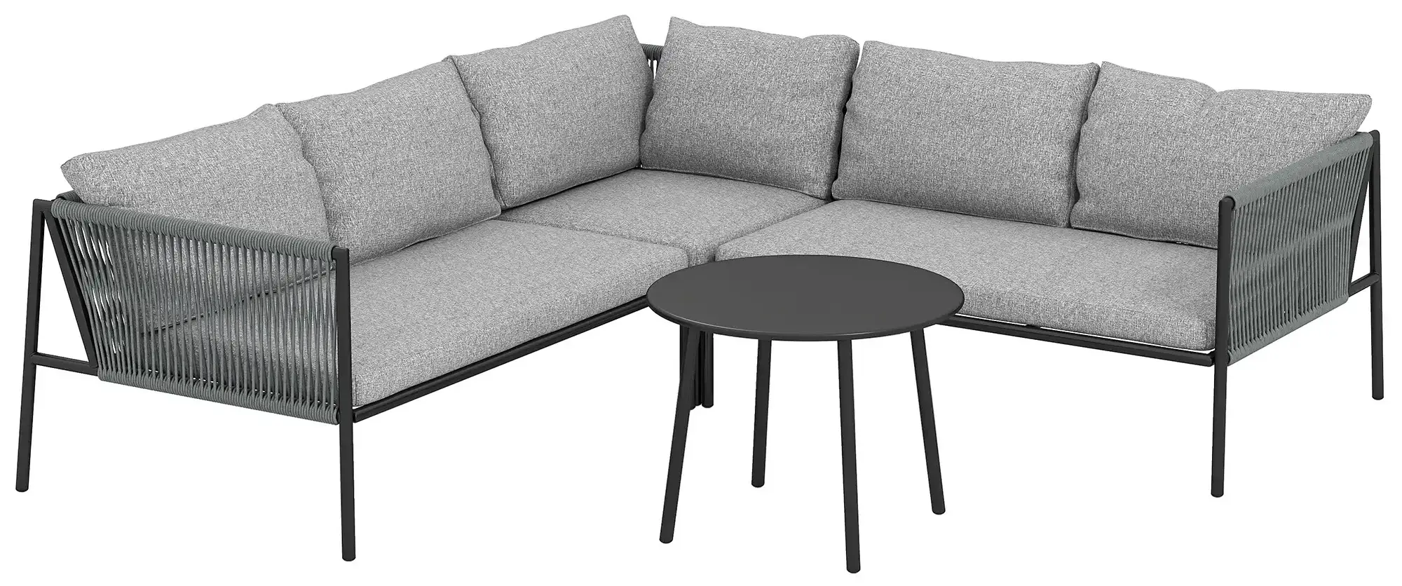 Set mobilier de gradina Outsunny 860-391V00CG (Dark Grey) - 2
