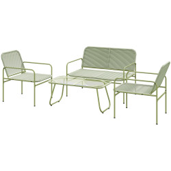Set mobilier de gradina Outsunny 860-400V00GN (Green) Thumb