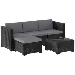 Set mobilier de gradina Outsunny 860-417V00GY (Grey/Black) Thumb