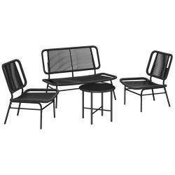 Set mobilier de gradina Outsunny 860-430V00BK (Black) Thumb