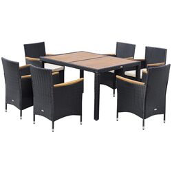 Set mobilier de gradina Outsunny 861-051BK (Black/Beige) Thumb