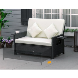 Set mobilier de gradina Outsunny 862-012 (Brown/Cream White) Thumb