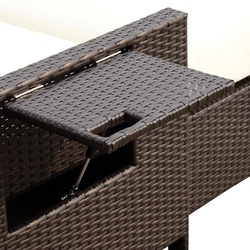 Set mobilier de gradina Outsunny 862-012 (Brown/Cream White) Thumb