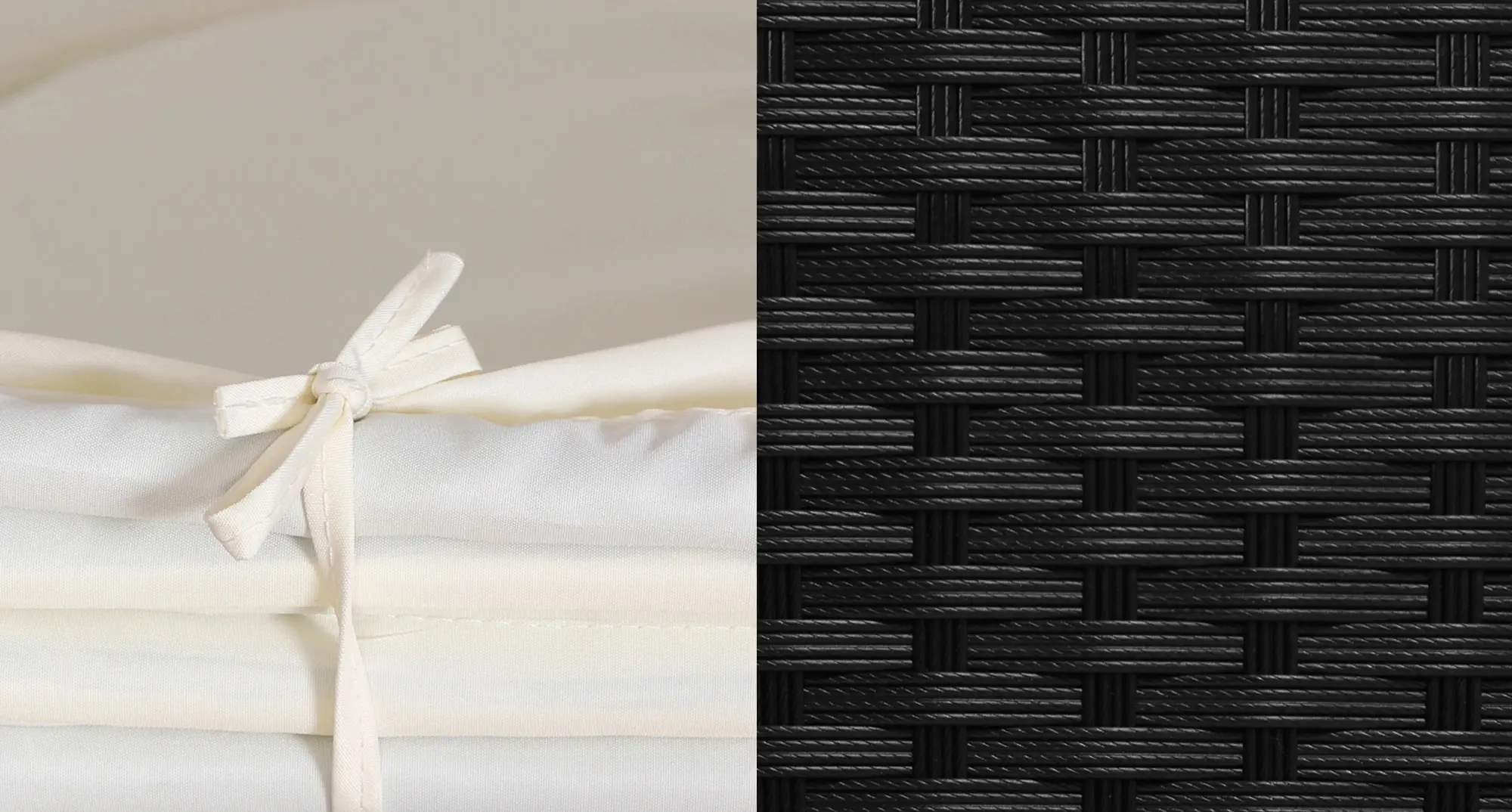 Set mobilier de gradina Outsunny 862-021BK (Black/Beige)