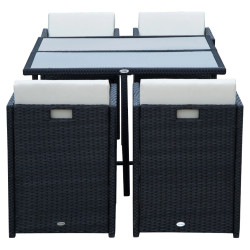 Комплект садовой мебели Outsunny 863-008 (Black) Thumb