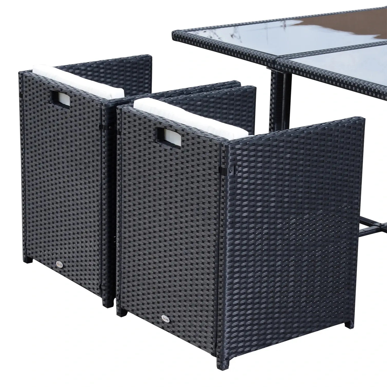 Комплект садовой мебели Outsunny 863-008 (Black) - 12