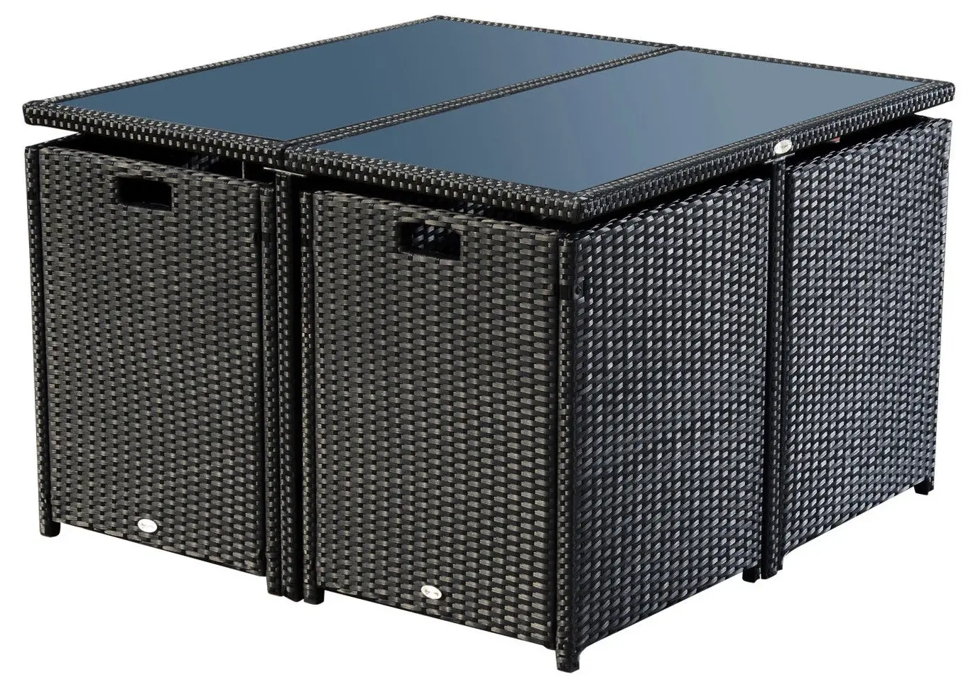 Комплект садовой мебели Outsunny 863-008 (Black) - 3