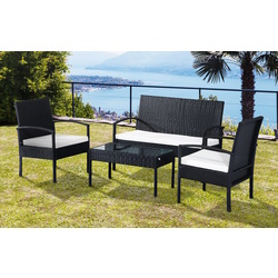 Set mobilier de gradina Outsunny 863-024 (Black/Cream) Thumb
