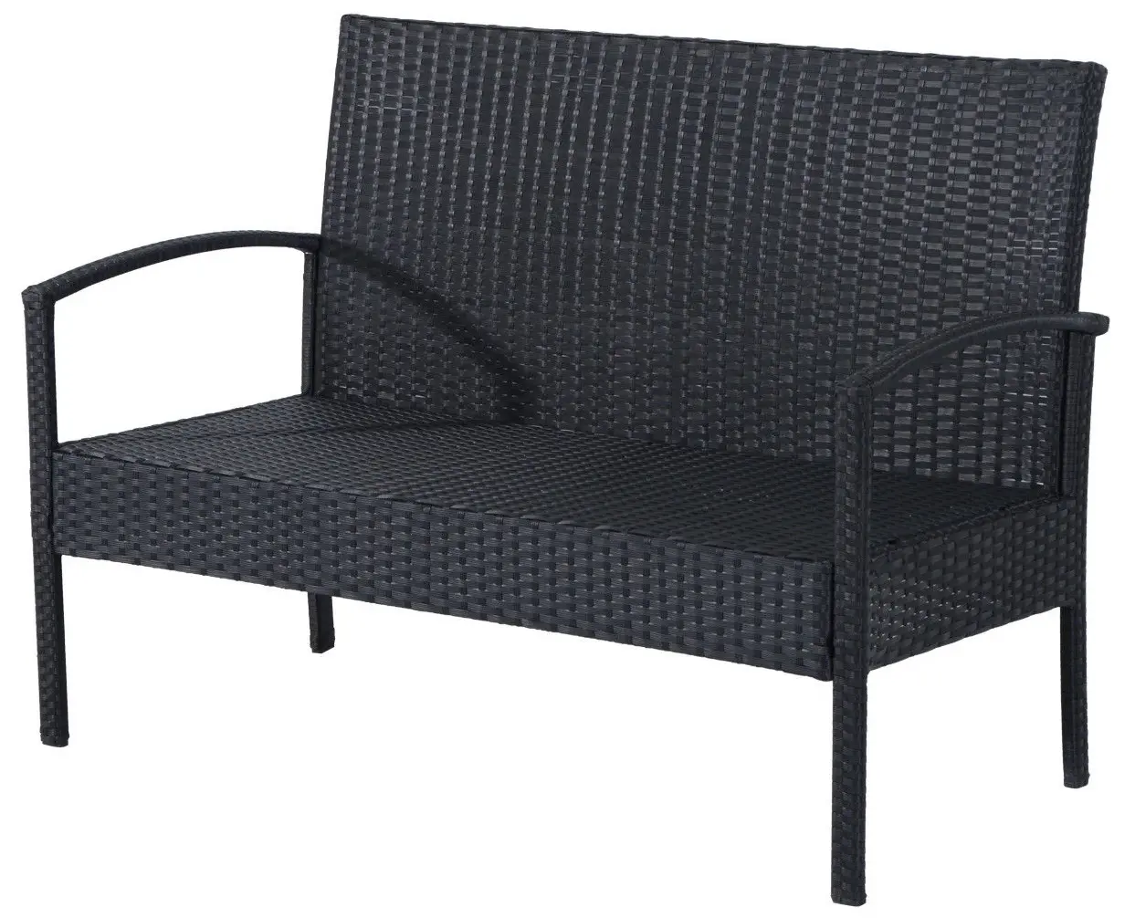 Set mobilier de gradina Outsunny 863-024 (Black/Cream)