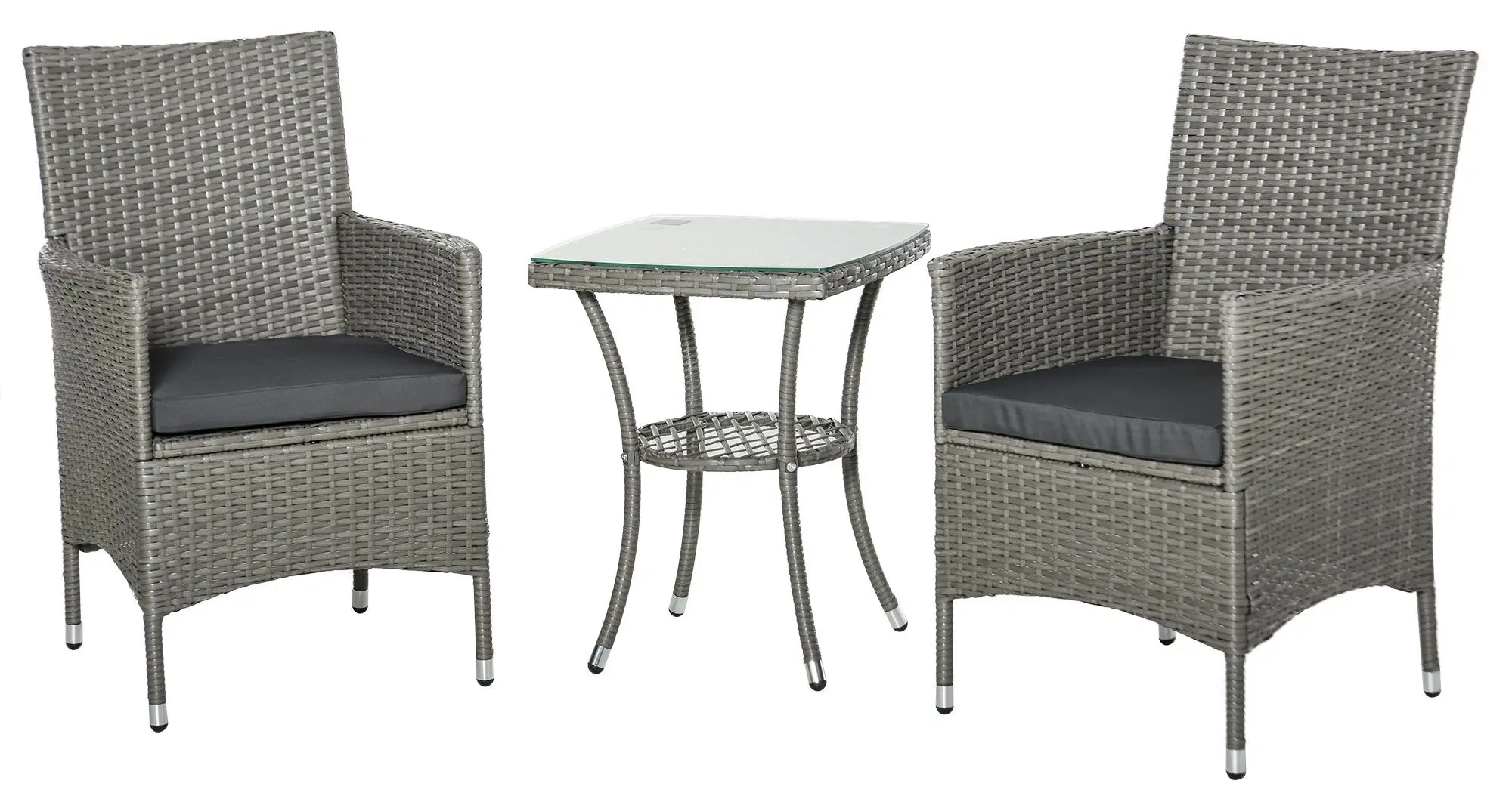 Комплект садовой мебели Outsunny 863-033V01 (Grey) - 5