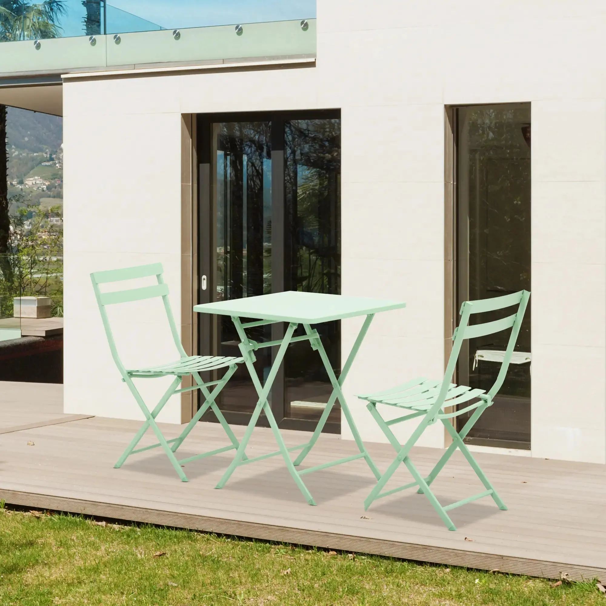 Set mobilier de gradina Outsunny 863-055GN (Green) - 8