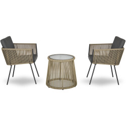 Set mobilier de gradina Outsunny 863-066 (Khaki/Grey) Thumb