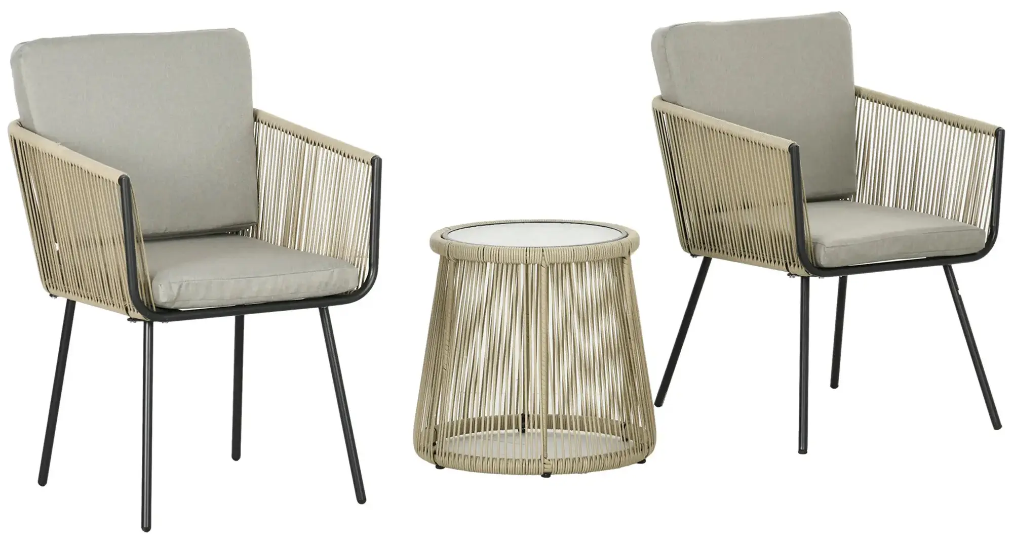 Set mobilier de gradina Outsunny 863-066V00CF (Coffee) - 2