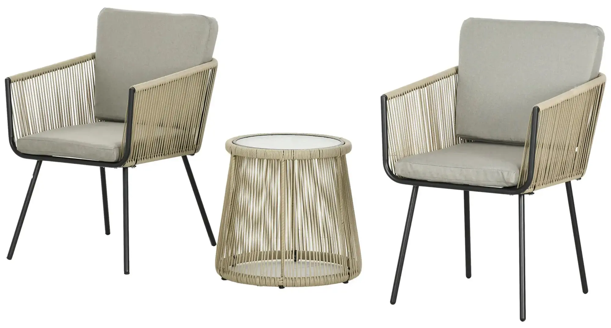 Set mobilier de gradina Outsunny 863-066V00CF (Coffee) - 3