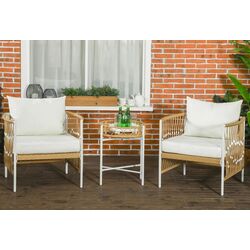 Set mobilier de gradina Outsunny 863-146V00YL (Yellow/White)