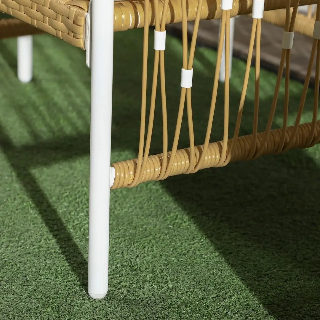 Комплект садовой мебели Outsunny 863-146V00YL (Yellow/White)