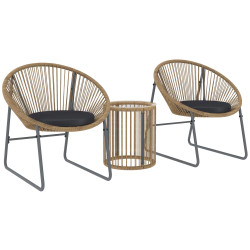 Комплект садовой мебели Outsunny 863-173V00ND (Natural/Grey) Thumb