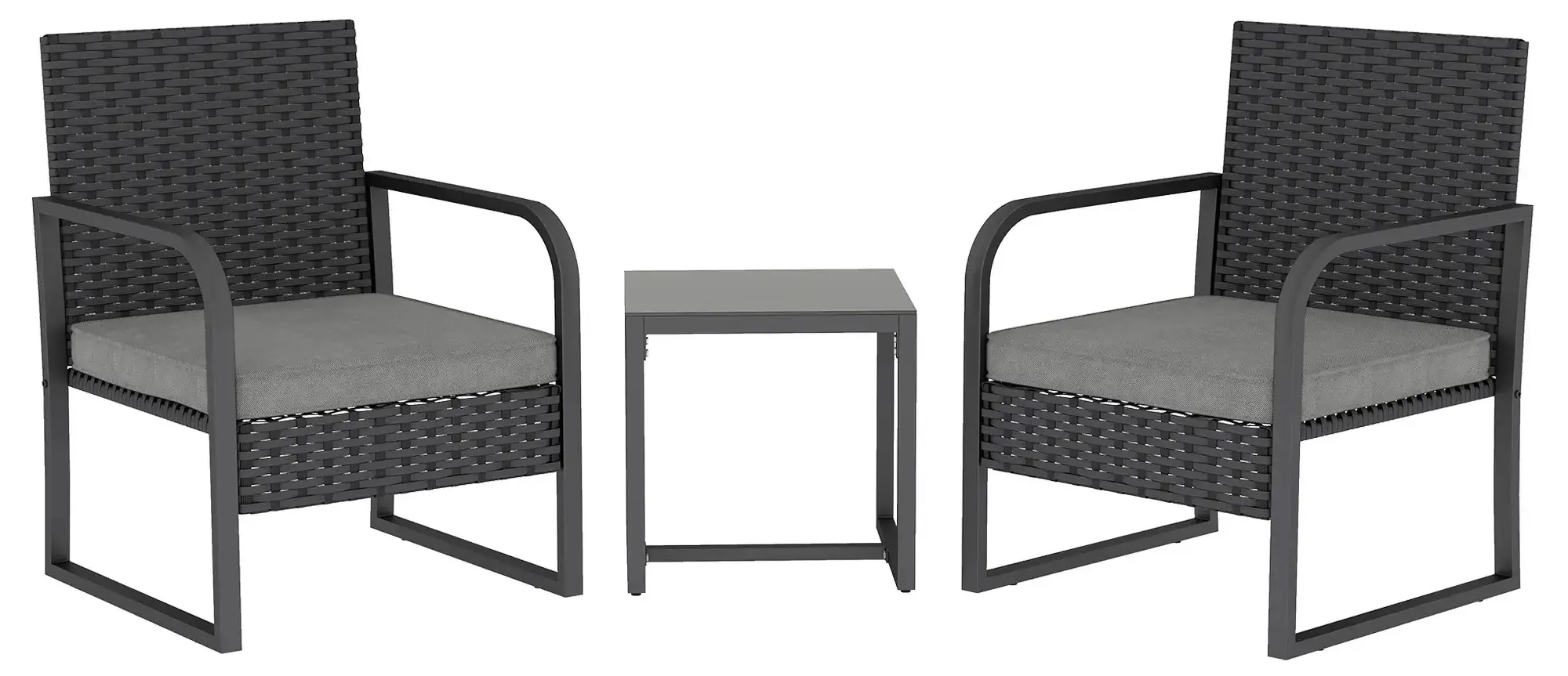 Set mobilier de gradina Outsunny 863-203V00CG (Dark Grey) - 2