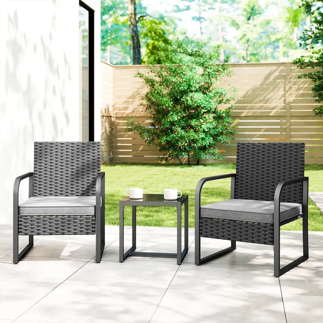 Set mobilier de gradina Outsunny 863-203V00CG (Dark Grey)