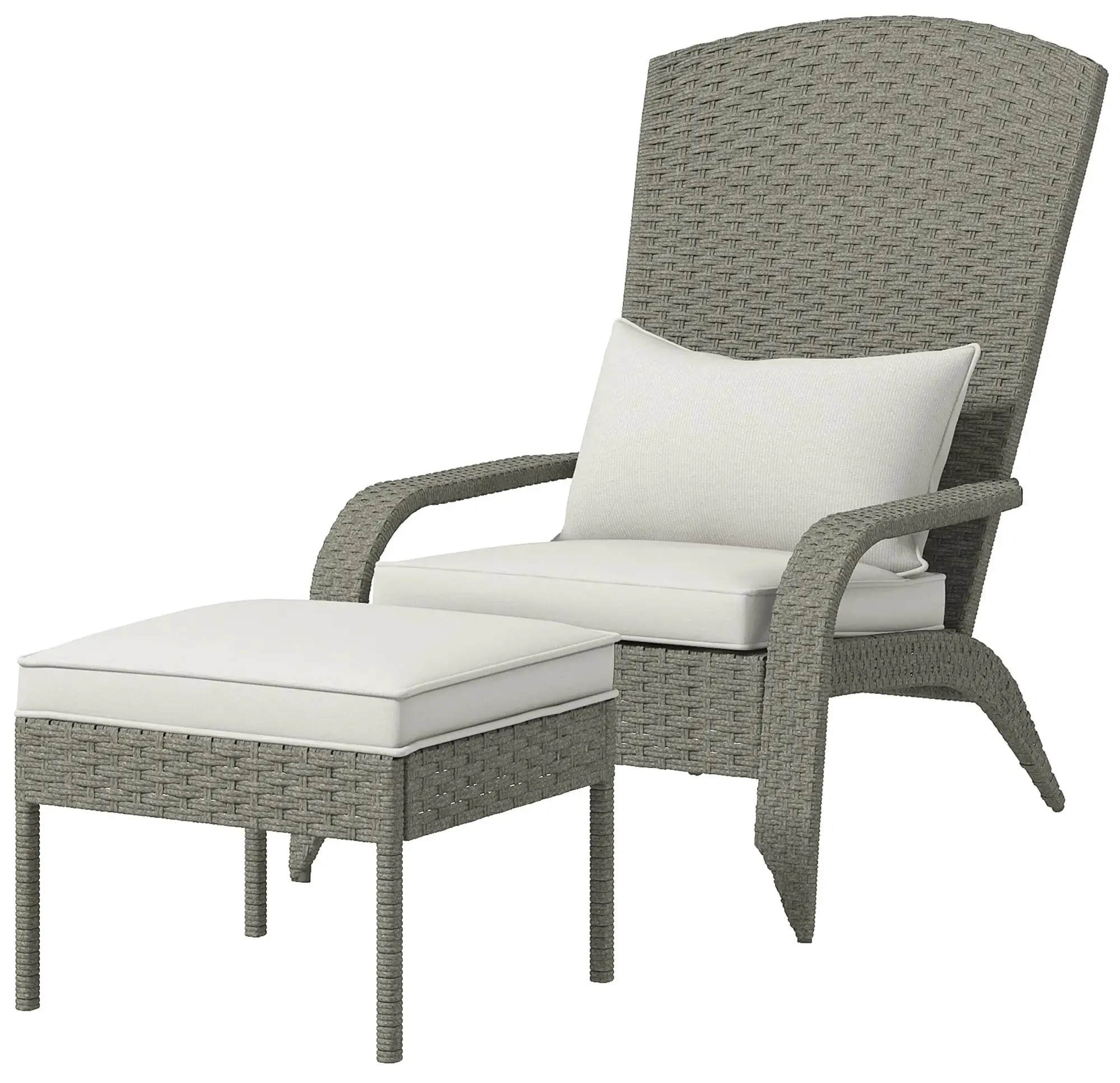 Set mobilier de gradina Outsunny 867-173V01CW (Grey/Cream White) - 2