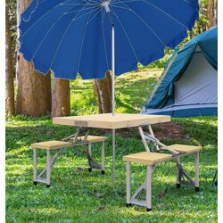 Set mobilier de gradina Outsunny A20-339V00ND (Natural)