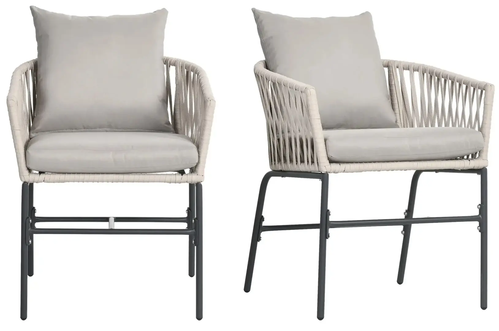 Комплект садовых кресел Outsunny 84G-344V00GY (Grey)