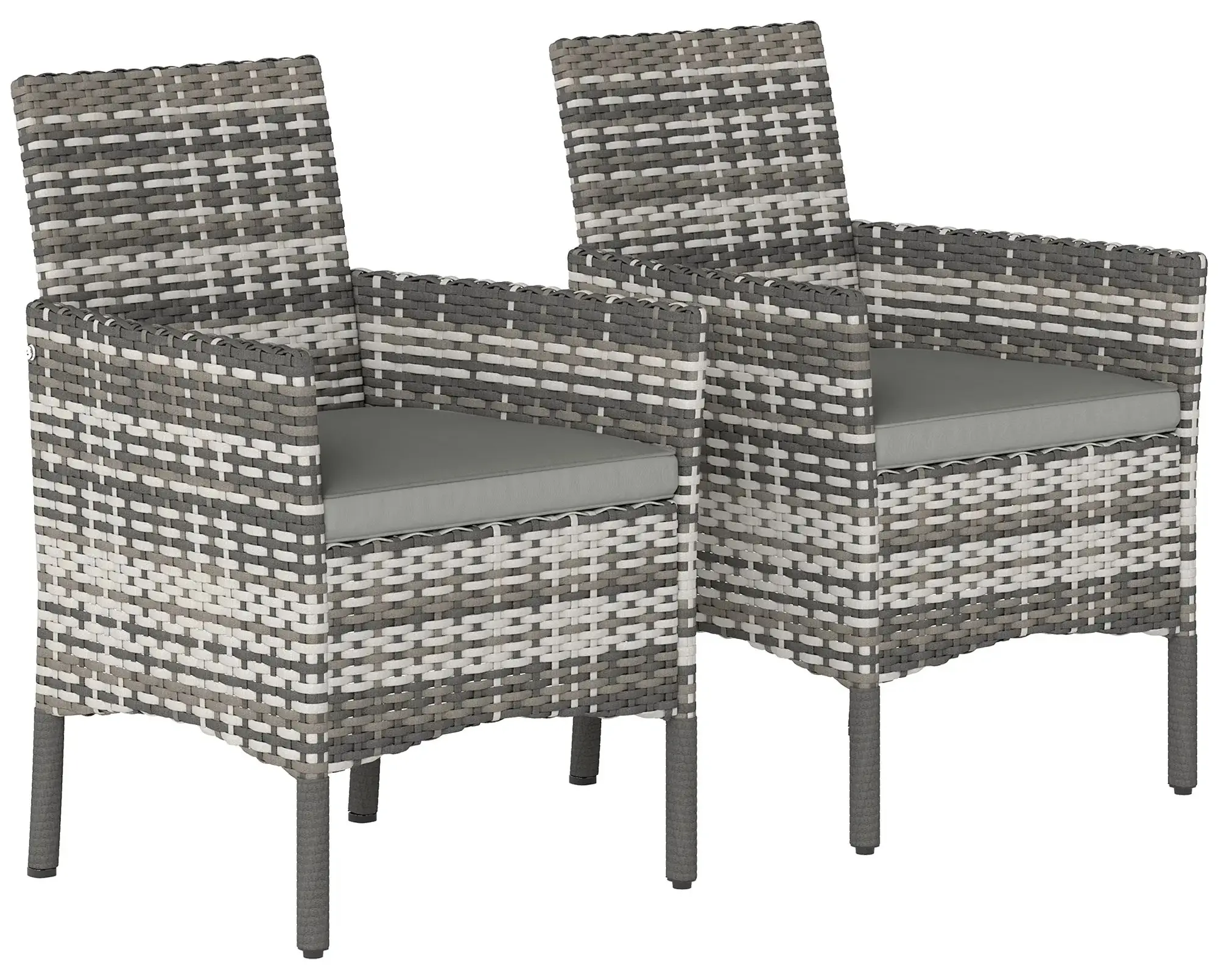 Set fotolii de gradina Outsunny 860-425V00GY (Grey) - 2