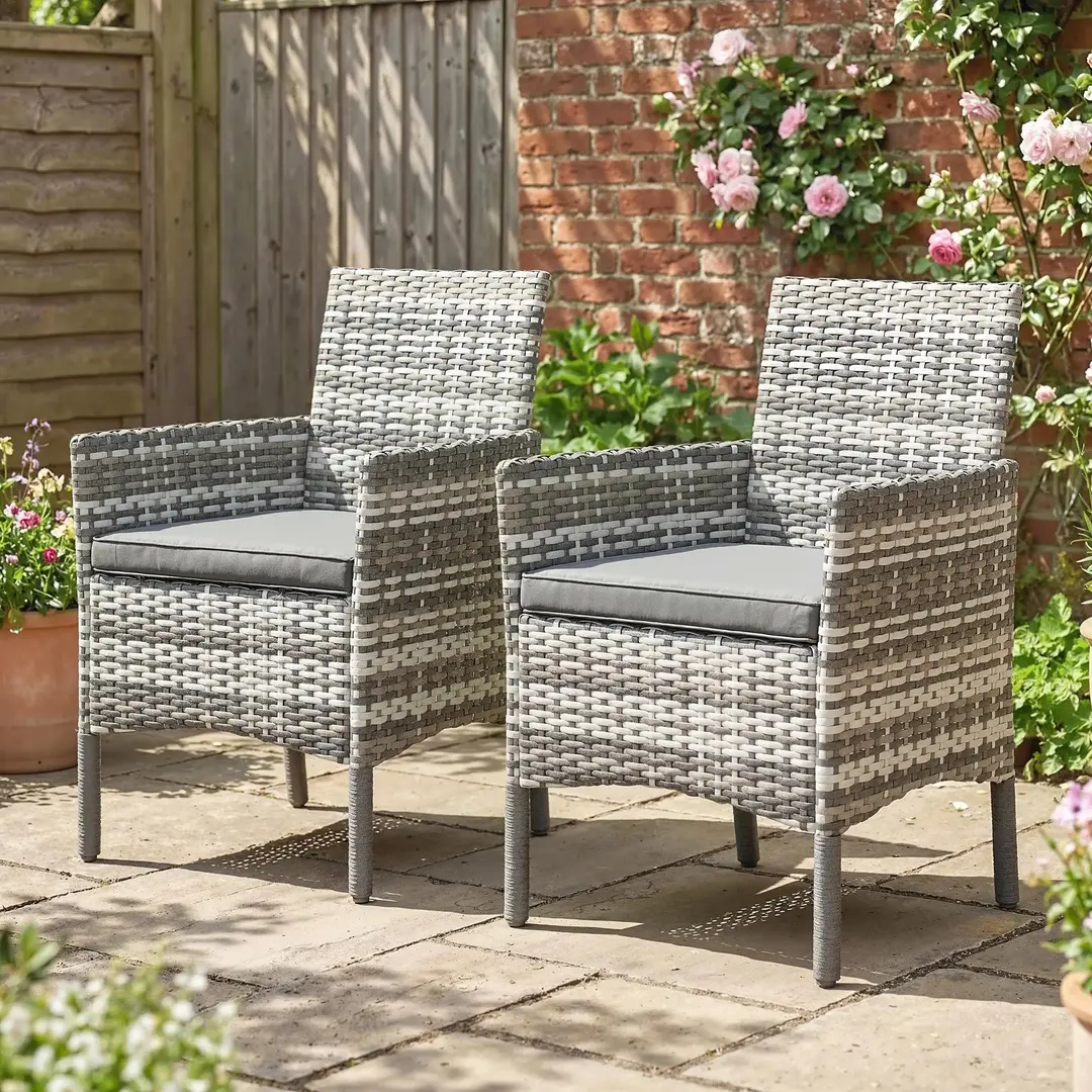 Set fotolii de gradina Outsunny 860-425V00GY (Grey)