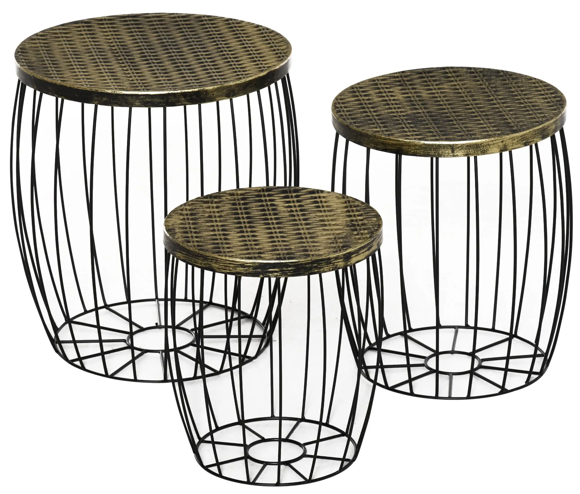 Set masute de gradina Outsunny 84B-488 (Black/Bronze) - 2