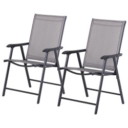 Set scaune de gradina Outsunny 84B-381GY (Grey/Black) Thumb