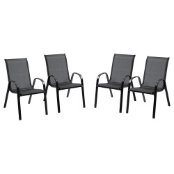Set scaune de gradina Outsunny 84B-703V01BK (Black) Thumb